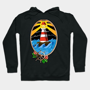 Lighthouse old school Hoodie